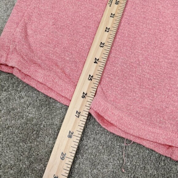 Miami Women's Knit Crochet Blouse in Coral Size Large Cut Out Beach Summer - Picture 8 of 8